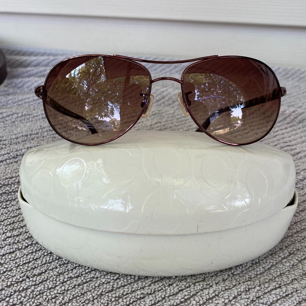 Coach Allegra Aviator Glasses